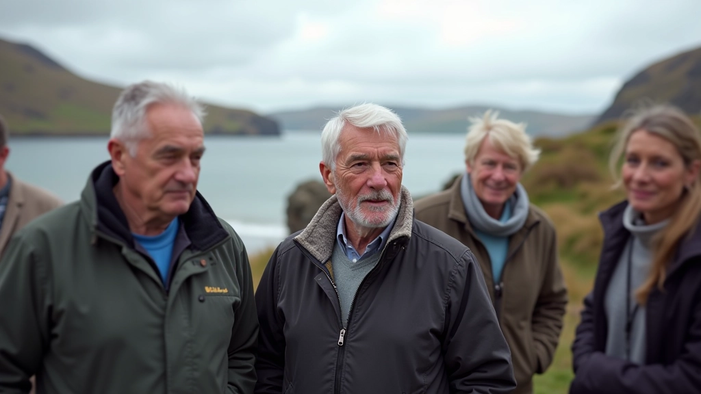 Community gathering along the Wild Atlantic Way showing people connecting and supporting each other